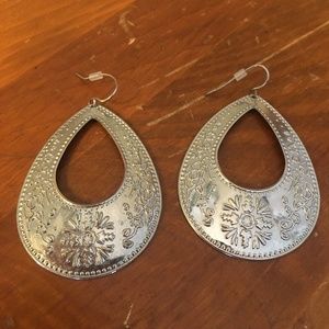 Silver Hooped Earring
